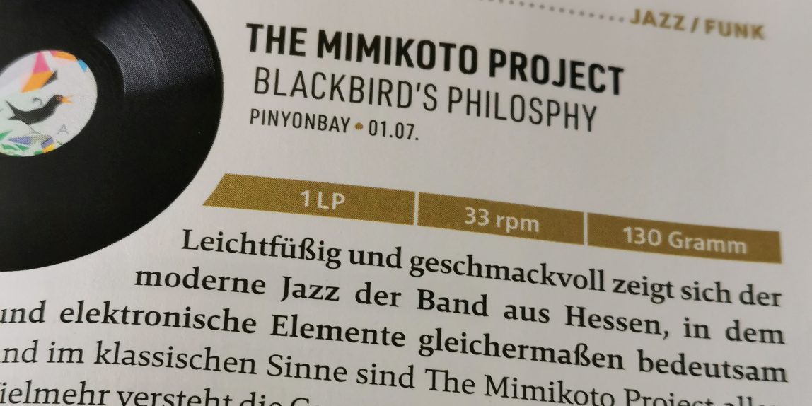 Blackbird's Philosophy in the MINT Magazine